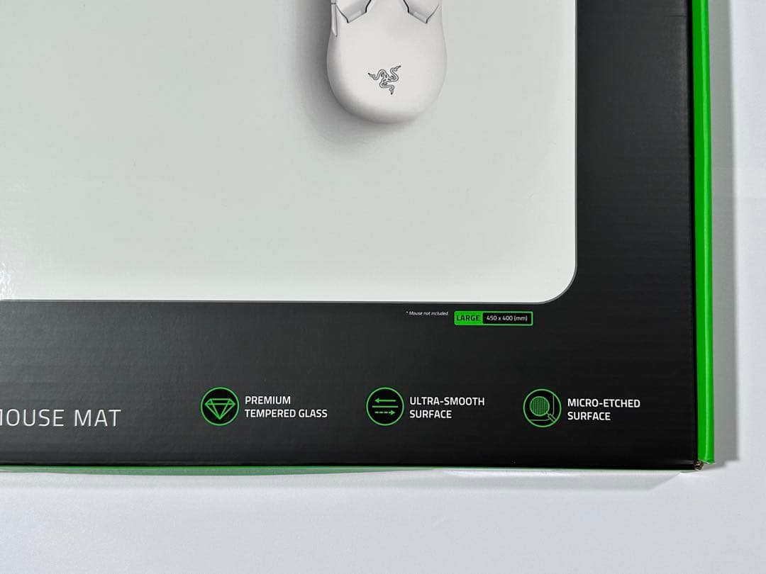 Razer Atlas ホワイト ガラスマウスパッド 白 レイザーアトラス