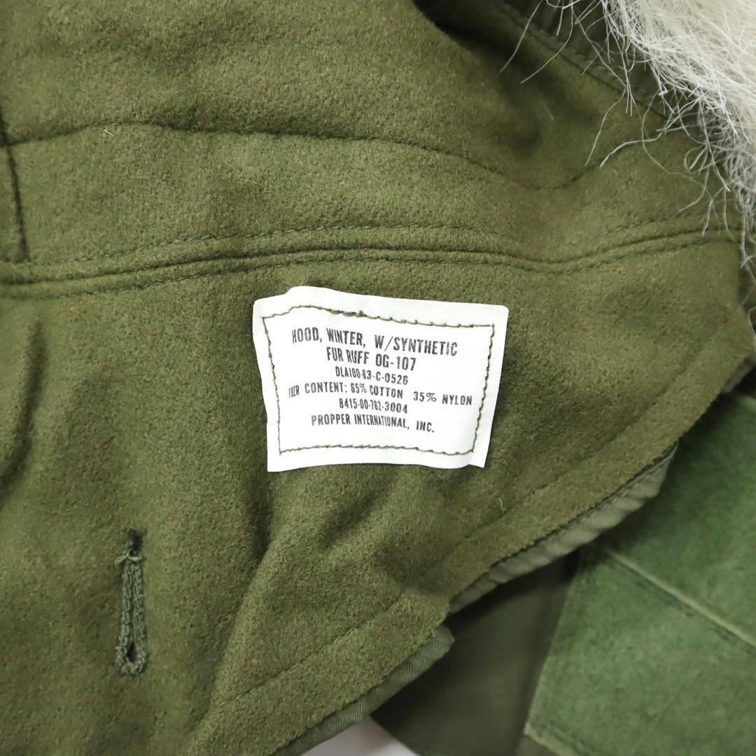 80s デッドストック M65 モッズコート フード US ARMY 米軍 古着
