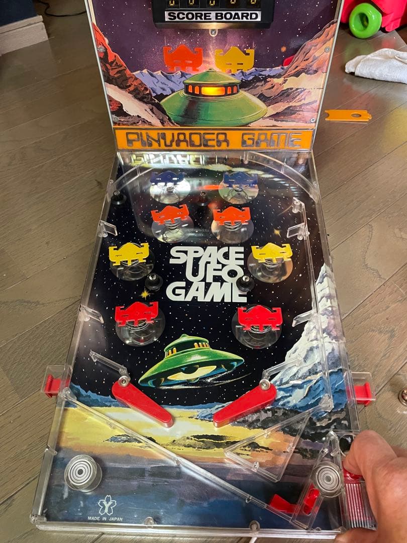 米澤玩具 レトロ　ピンベーダーゲーム インベーダー UFO ピンボール　エレメカ