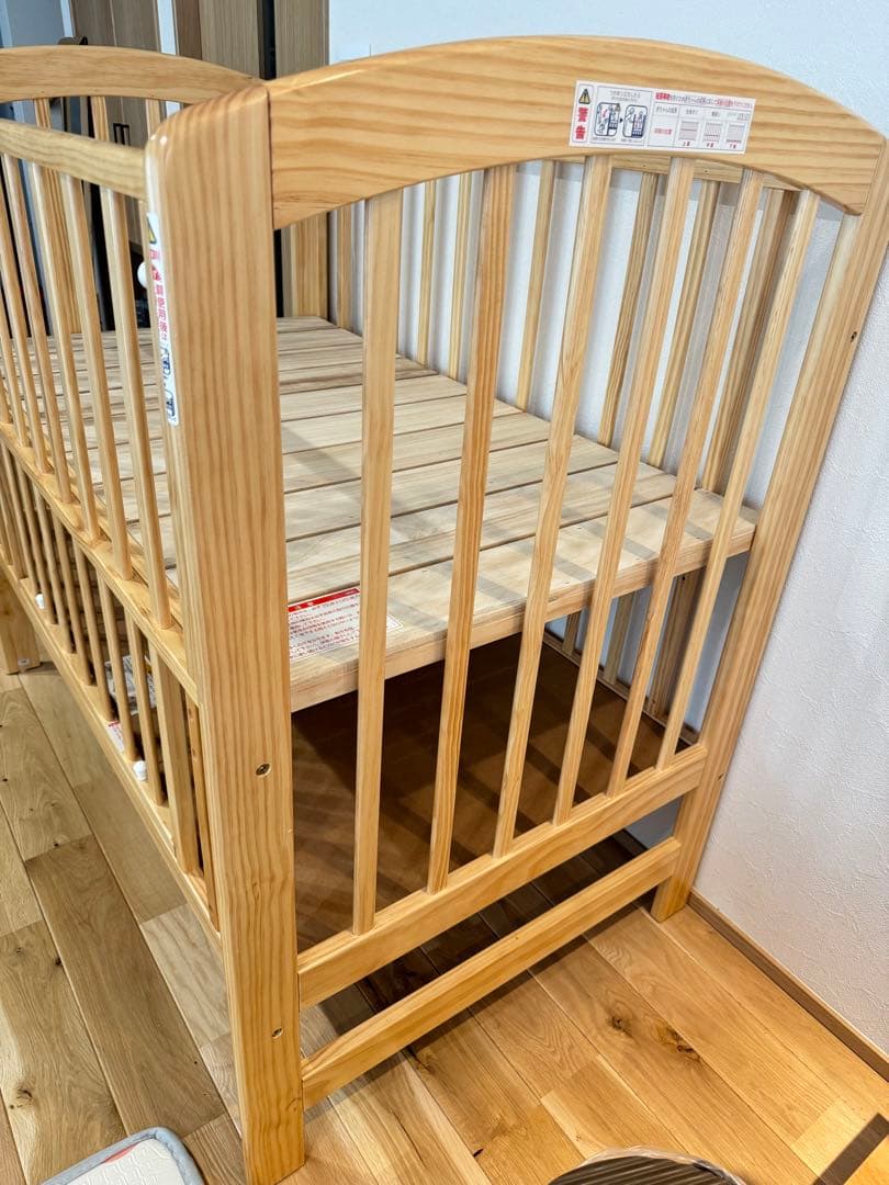 KATOJI ベビーベッド　ハイタイプ　説明書工具付き