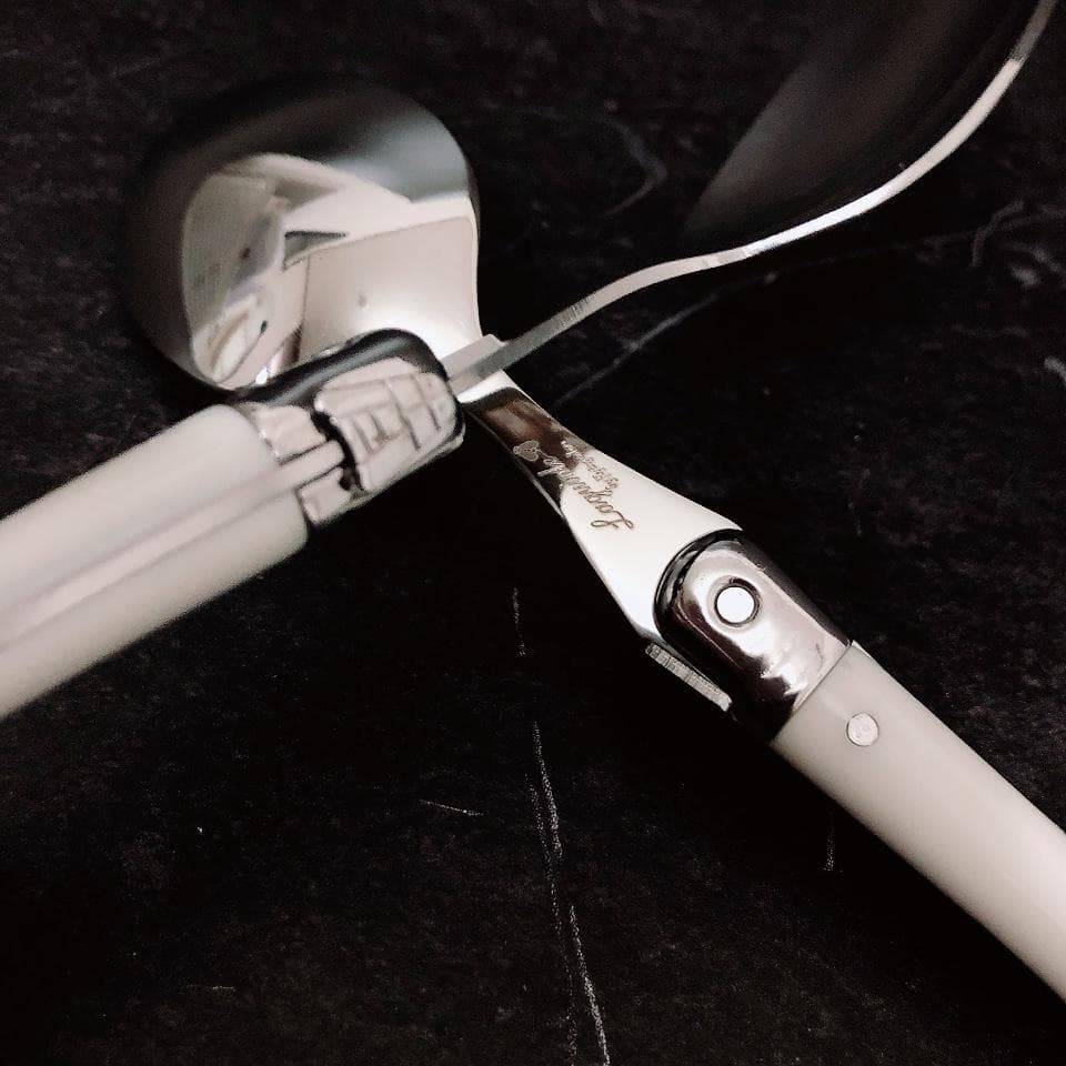 【専用出品】LAGUIOLE ラギオール カトラリー 34本セット ホワイト 白