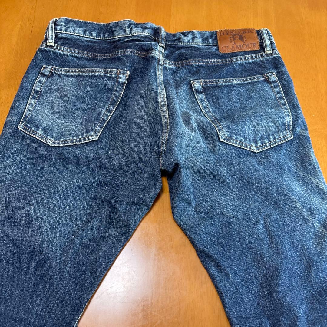 HYSTERIC GLAMOUR W34 インディゴスキニー　ダメージジーンズ