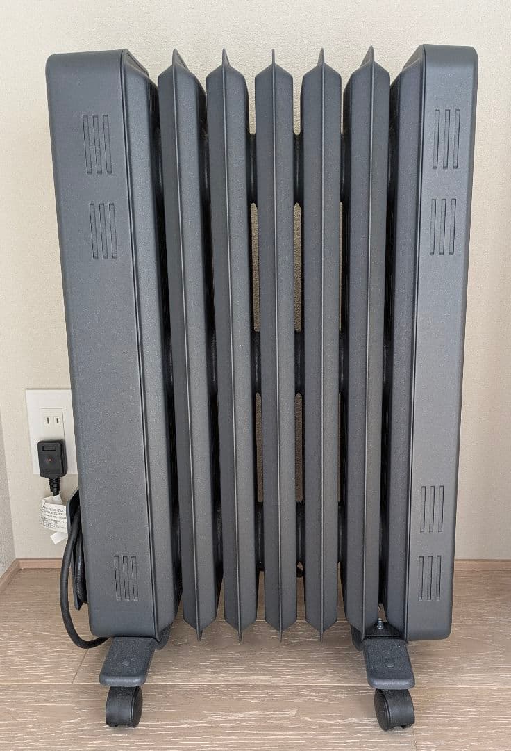 【わらしべ】ほぼ新品☆DimpleタッチパネルオイルフリーヒーターB04