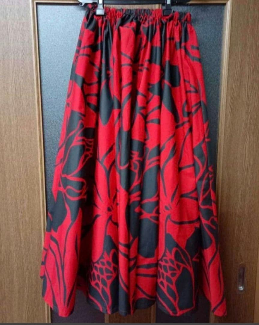 ALOHA STANDARDS 上下フラダンスドレスセット　ベロア&スカート Ｌ