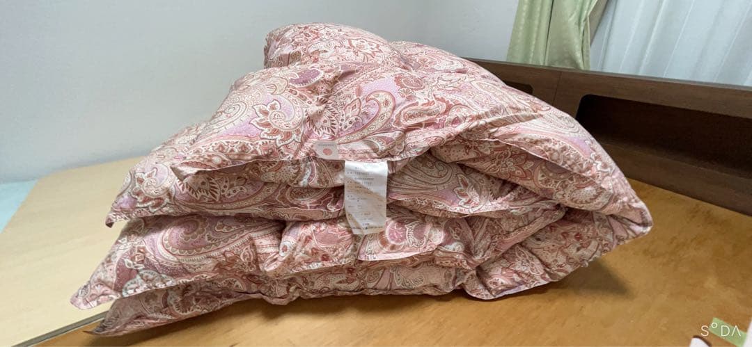 西川の羽毛掛け布団　ダブルロング　ハンガリーホワイトダック1.7kg使用