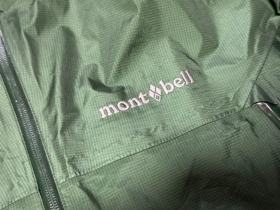モンベル　ストームクルーザー　デタッチャブルフード　ゴアテックス　緑 L