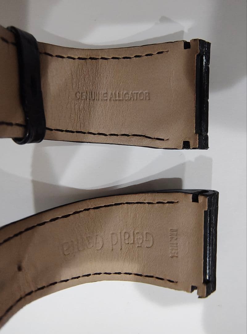 超美品！ジェラルドジェンタ　オクト用マットクロコベルト