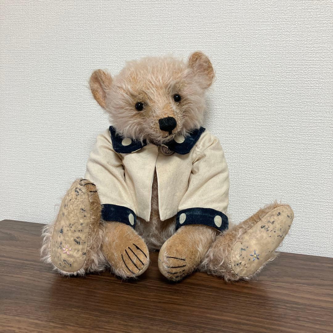 【キウイ】フォーゲットミーノット　テディベア 作家　アーティストベア