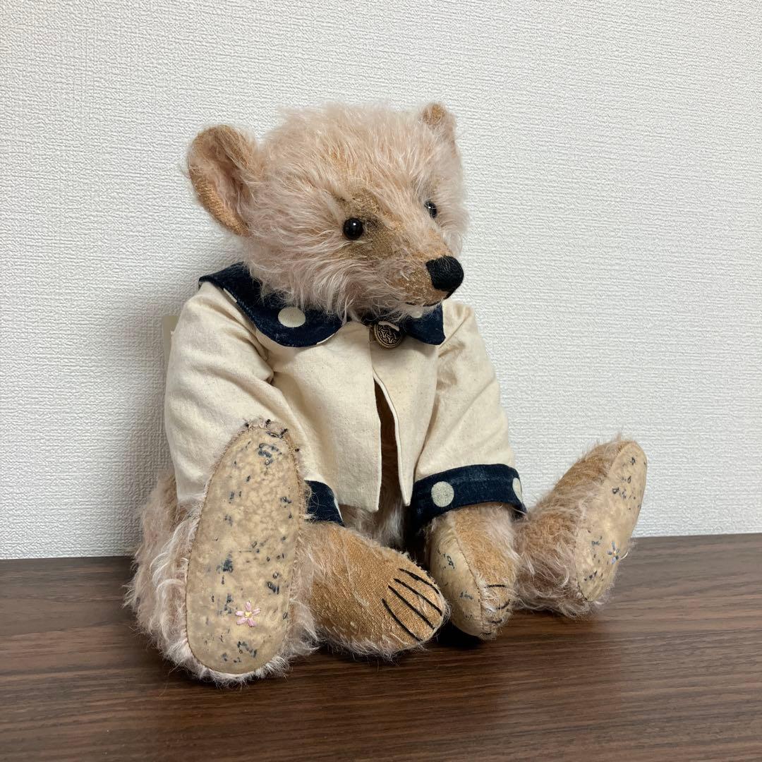 【キウイ】フォーゲットミーノット　テディベア 作家　アーティストベア