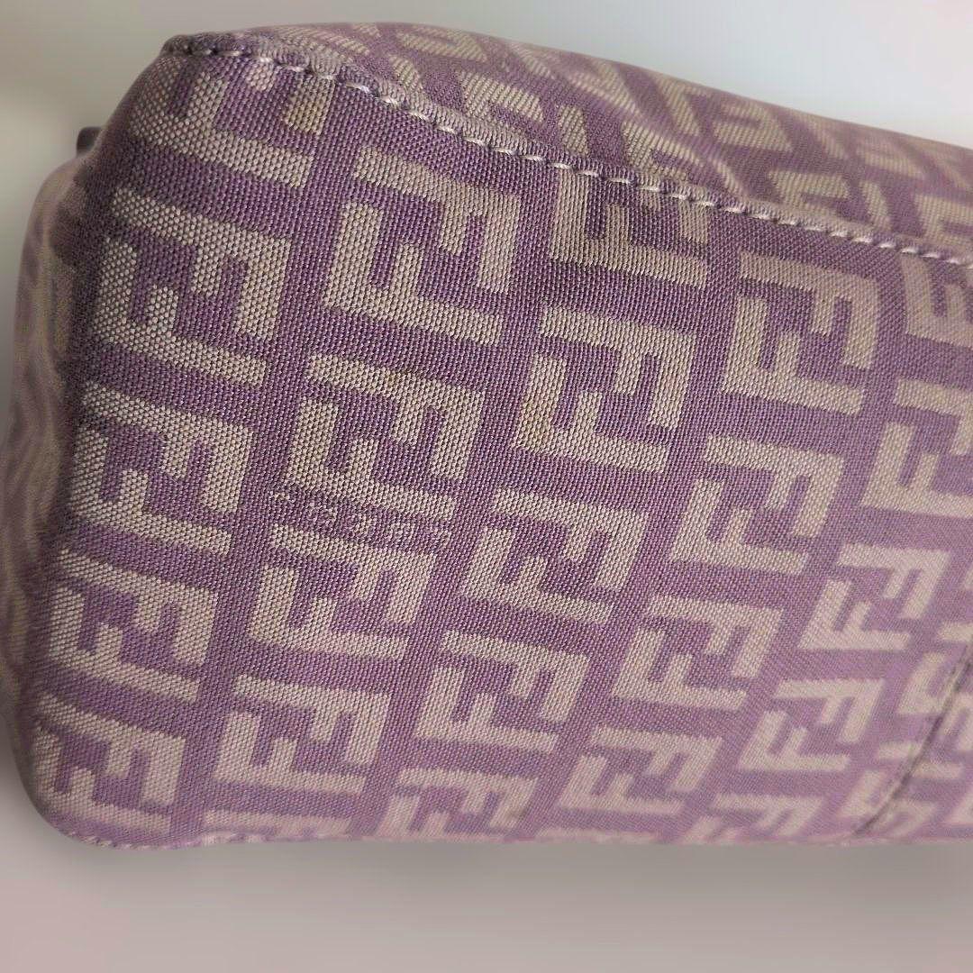 Fendi ズッキーノ ミニハンドバッグ ラベンダー8N0005フェンディ