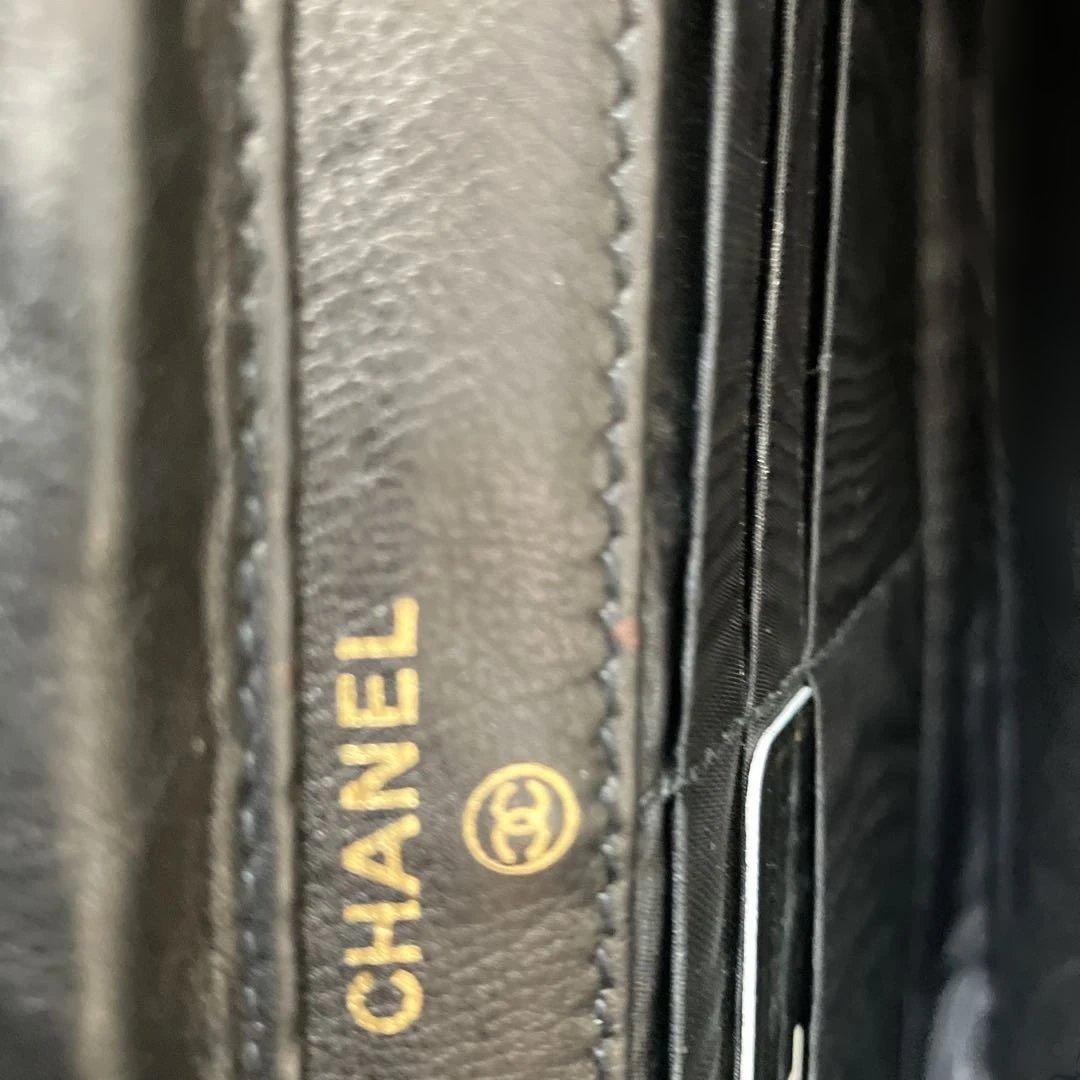 H*売様 CHANEL 黒 パテントレザー バッグ