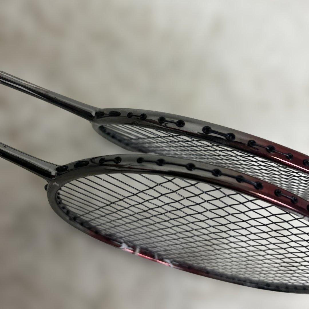 【2本セット】MMOA XENEPOWER16 バドミントンラケット シルバー