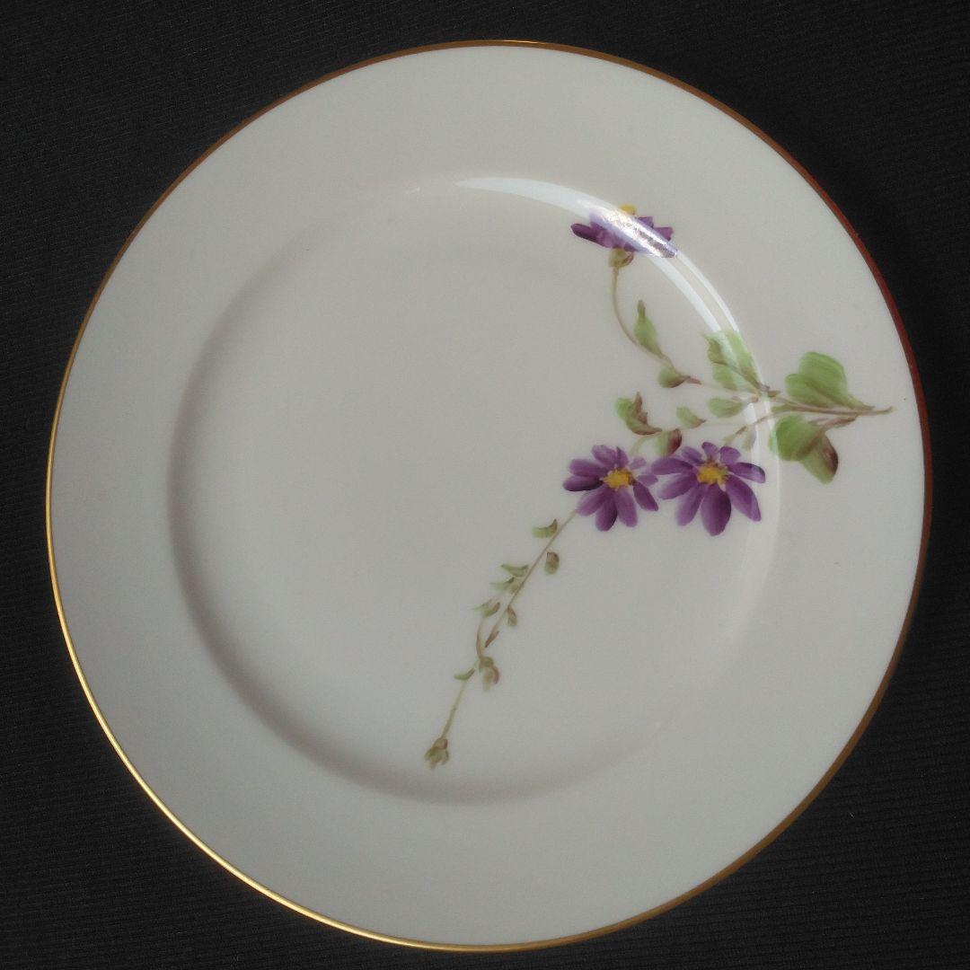 大倉陶園　金縁　皿　6枚　手描き　オークラチャイナ　OKURA　ハンドペイント