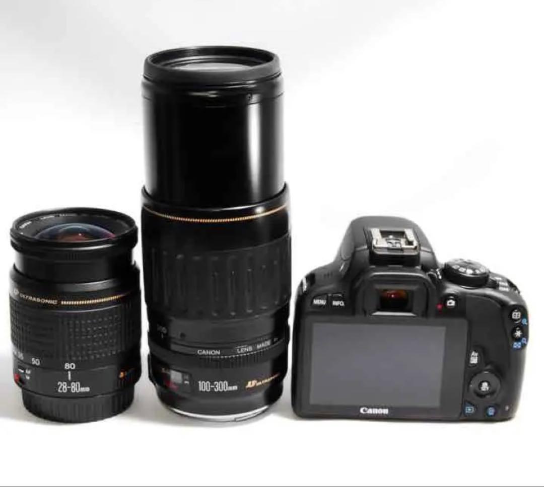 ★女性最適機種★ Canon Kiss X7 超望遠ダブルズームキット オマケ付