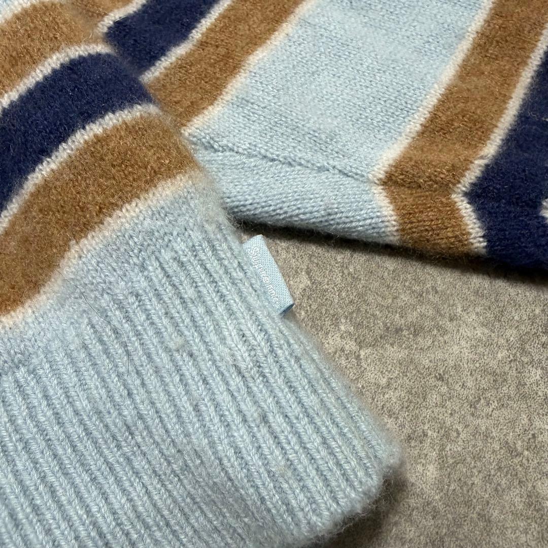 トップス 24AW Supreme Cashmere Sweater BlueStripe