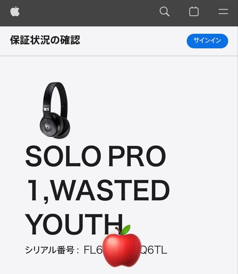 《希少》Beats×WASTED YOUTH コラボ ワイヤレスヘッドホン