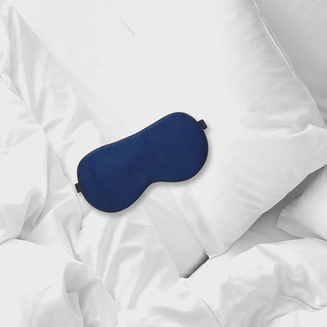 アイマスク 睡眠 安眠 マスク 目隠し シルク100% 遮光 昼寝 仮眠 旅行