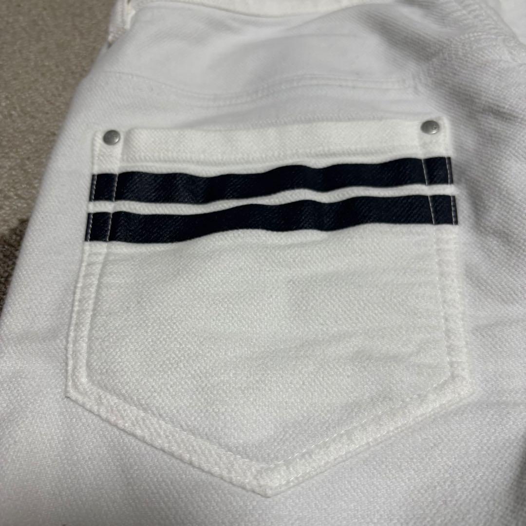 パーリーゲイツ　PEARLY GATES ゴルフパンツ　蓄熱裏起毛　ホワイト