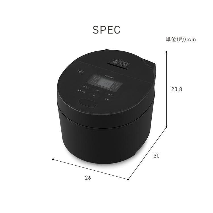 *送料無料★ アイリスオーヤマ IH炊飯器 5.5合 銘柄炊き 黒 他カラー有