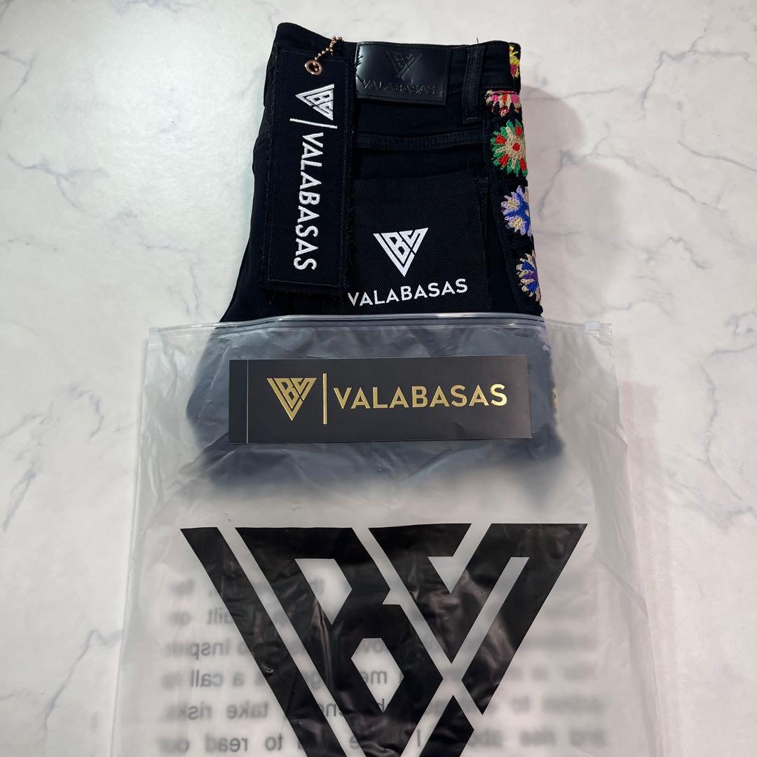 eyden着用 バラバサスvalabasas ブラックスキニーフレアデニム 29