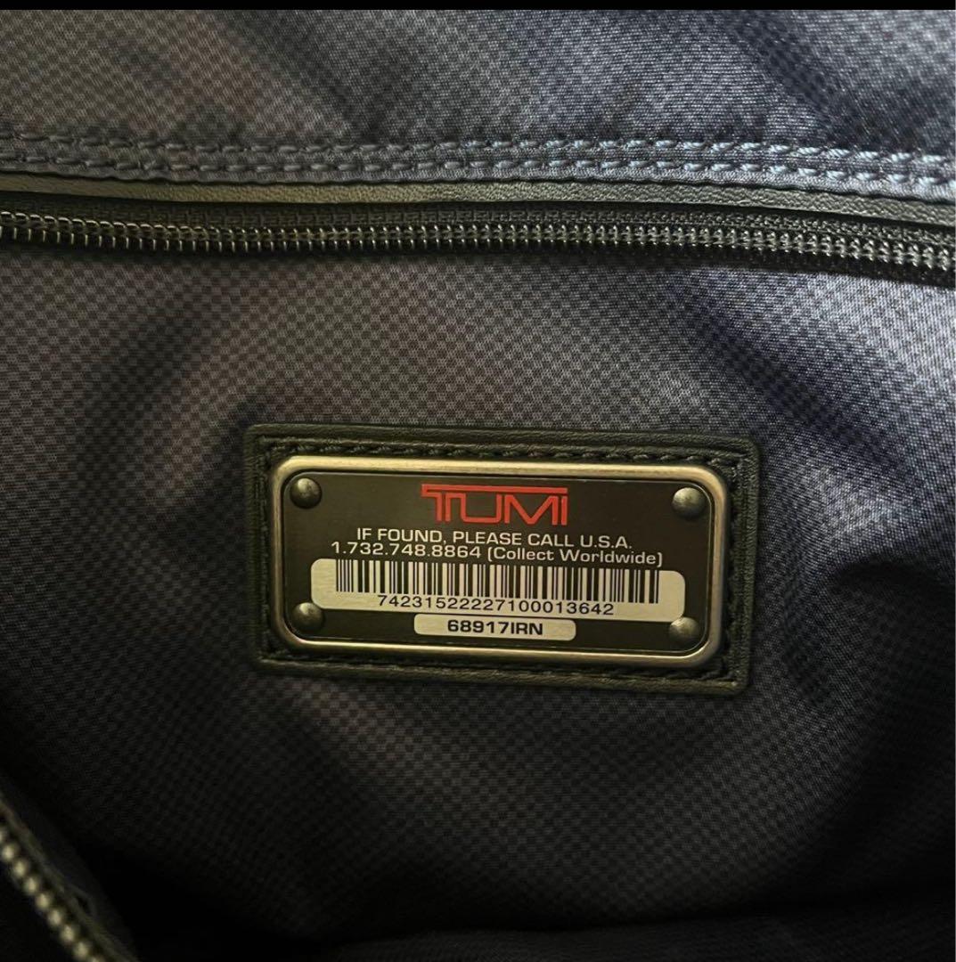 TUMI ビジネスバッグ ブラック レザー