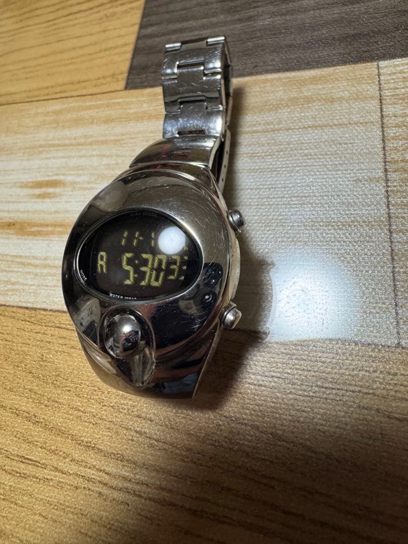 【液晶良好】　ALBA SPOON　INGOT　W620-4140 シルバー