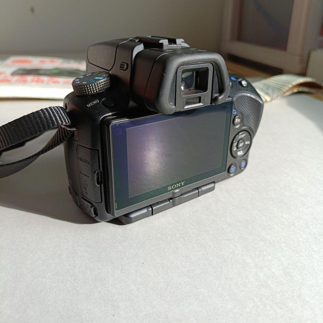 【完動品】SONY α55 デジタル一眼レフカメラ 本体 3本レンズ付き