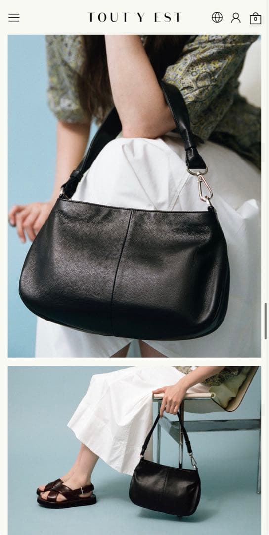 ❤︎TOUTYEST 美品！トゥティエ　ナセルミニバッグ　本革　1点のみ