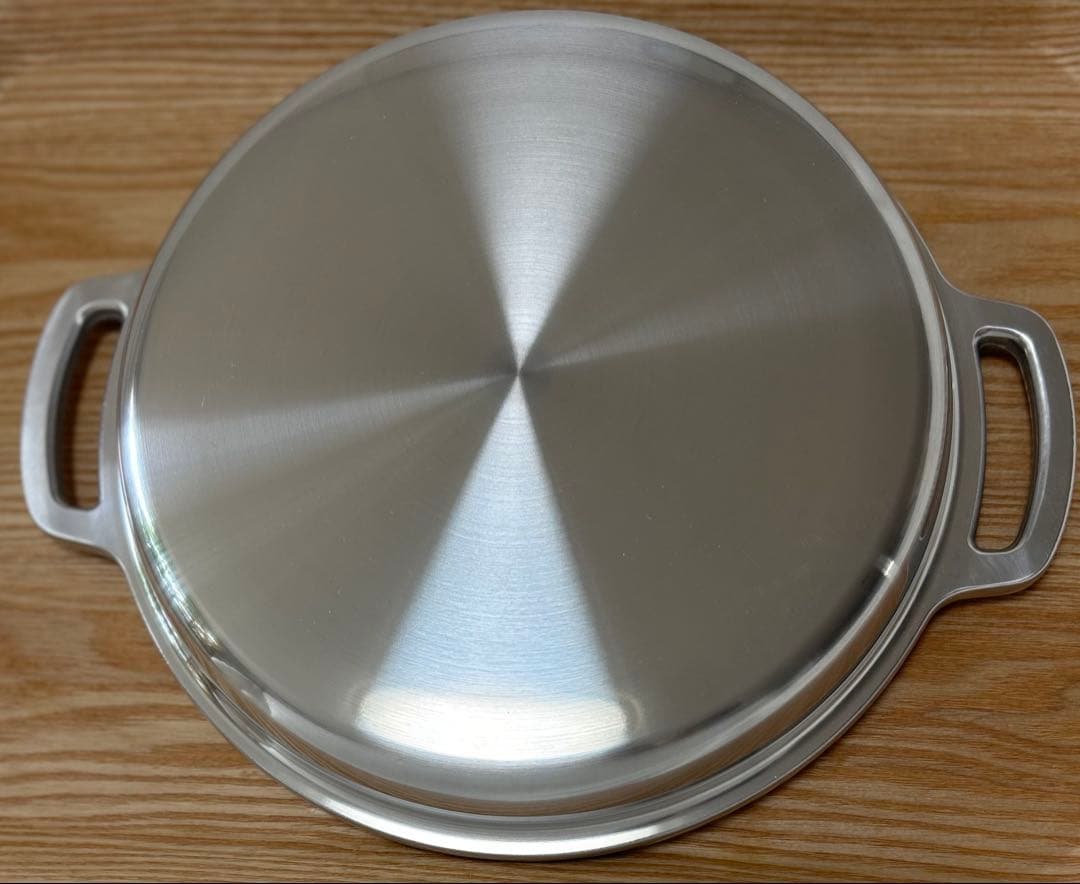 未使用　無水鍋　24cm　広島アルミニウム工業　IH非対応