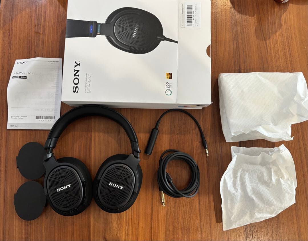 美品　SONY モニターヘッドホン MDR-MV1※バランスケーブル付き