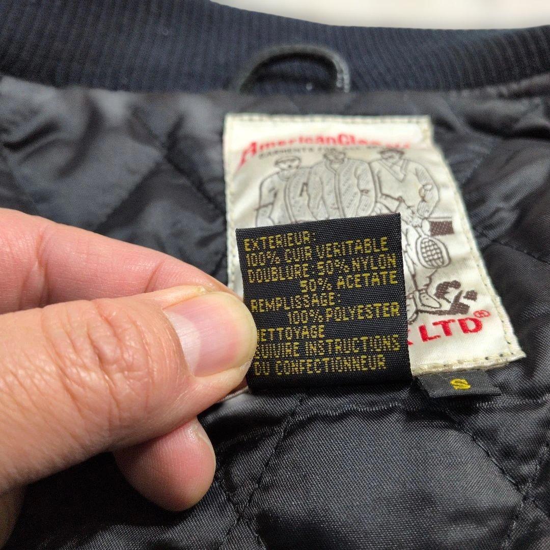 アヴィレックス レザー スタジャン S表記(M〜L相当) キルティング 超良品