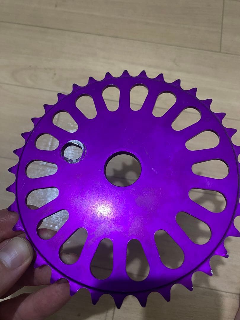 【希少パープルカラー】プロファイルレーシング36t ピストbmx fgfs