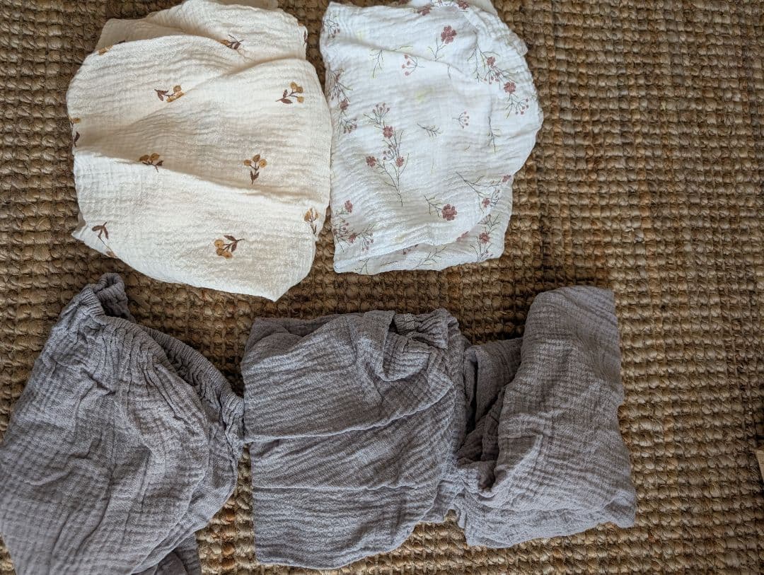 ベビーベッド グレー キャスター付きHZDMJ