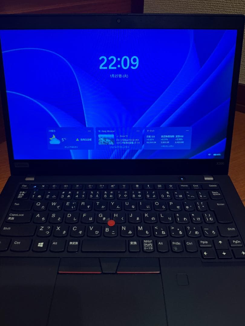 Windowsノート本体 Lenovo ThinkPad x390 i5/256/8/Win11Pro