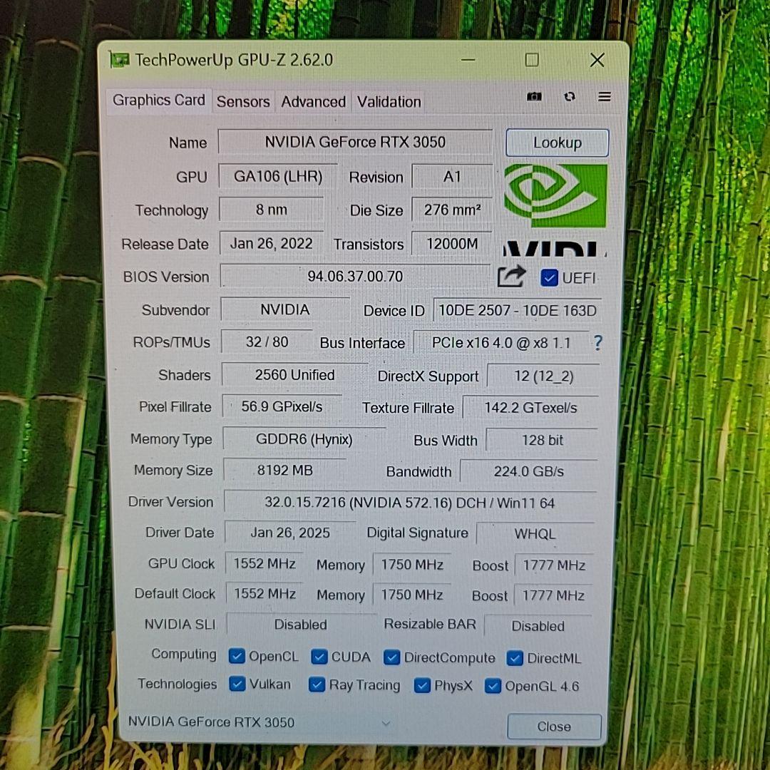 自作ゲーミングPC/Core i7-6700K/16G/RTX3050