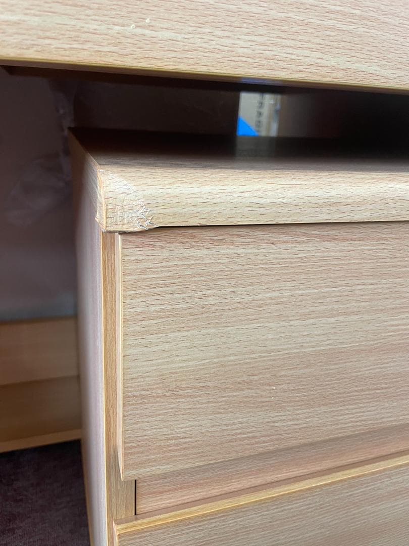 【新品】学習机　4点セット　学習デスク　デスクセット　勉強机　ナチュラル　北欧