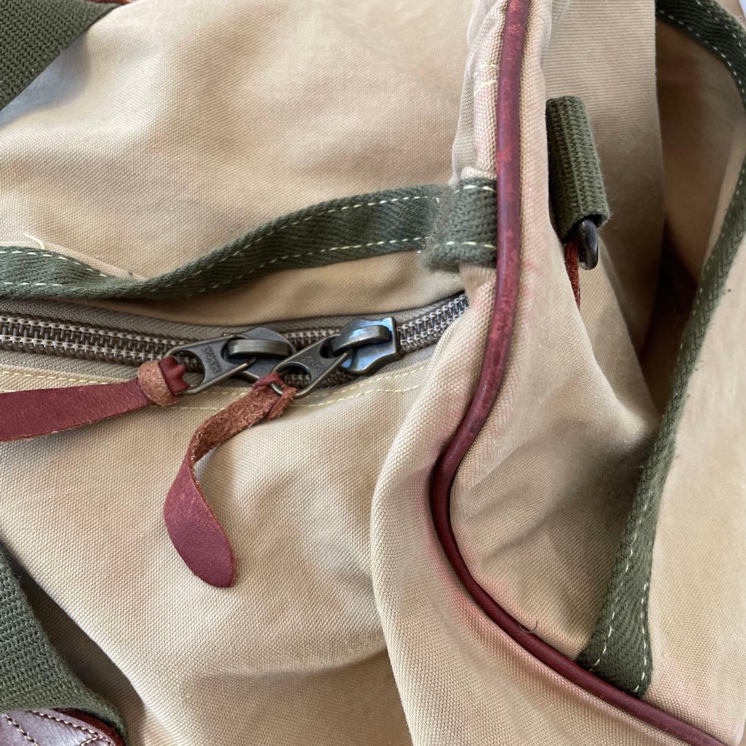 THE NORTH FACE『稀少デザイン』ビンテージボストンバッグ ベージュ