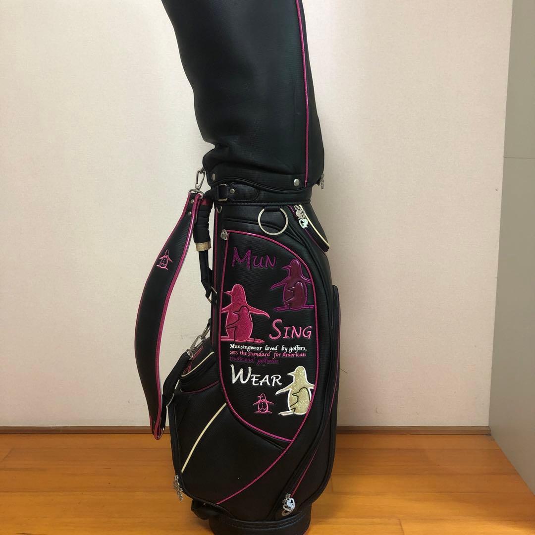 マンシングウェア キャディバッグ ブラック レディース フード付き