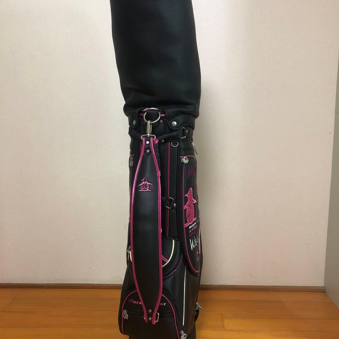 マンシングウェア キャディバッグ ブラック レディース フード付き