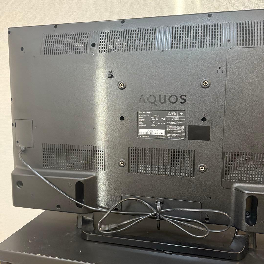 【LC-40W35】SHARP AQUOS液晶TV シャープ 美品