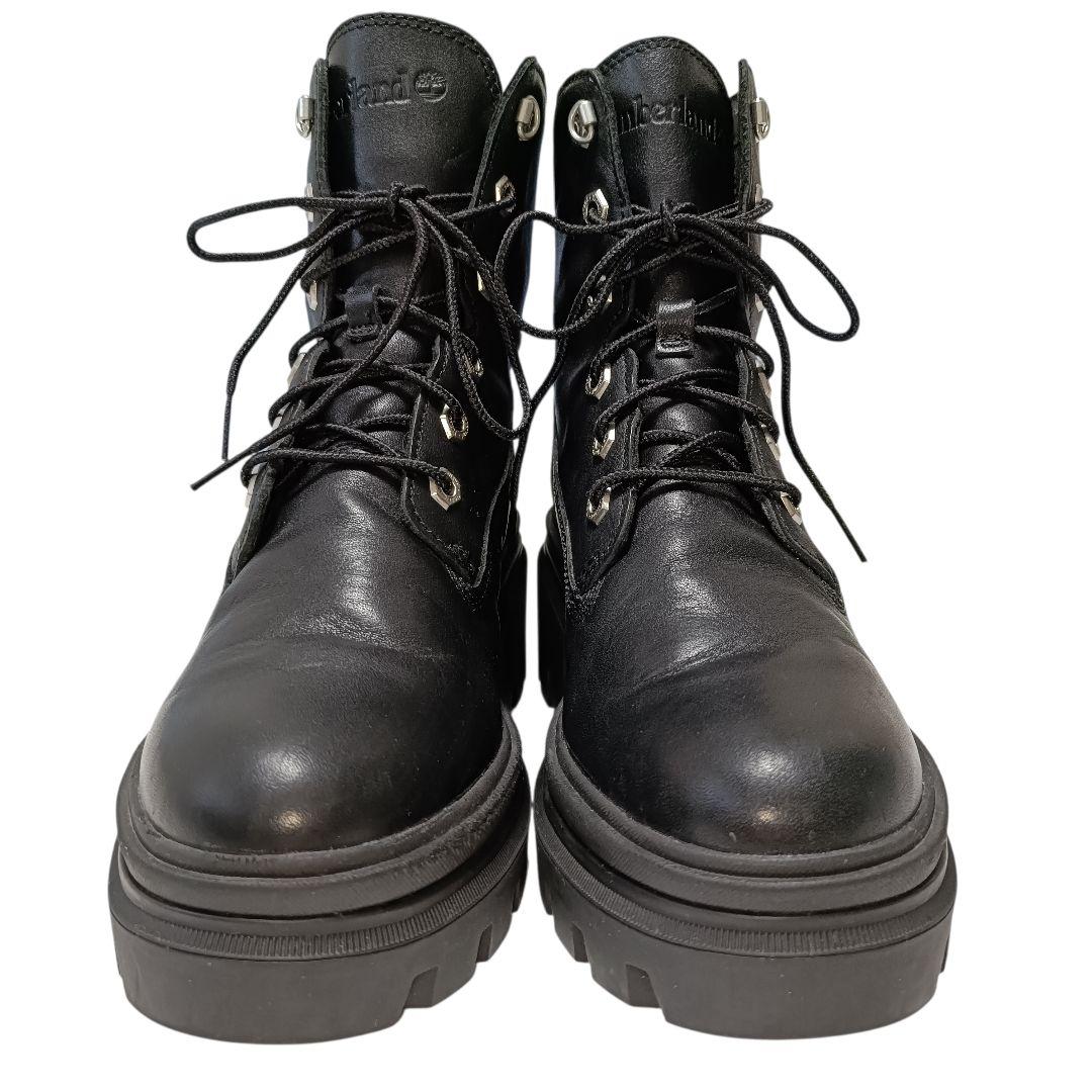 Timberland ティンバーランド エヴァーリー 厚底ブーツ 24.5 黒