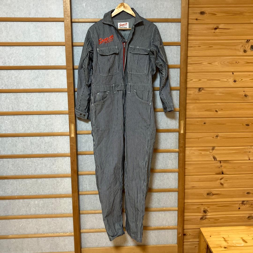 スナップオン　オールインワン試着のみ　ストライプ