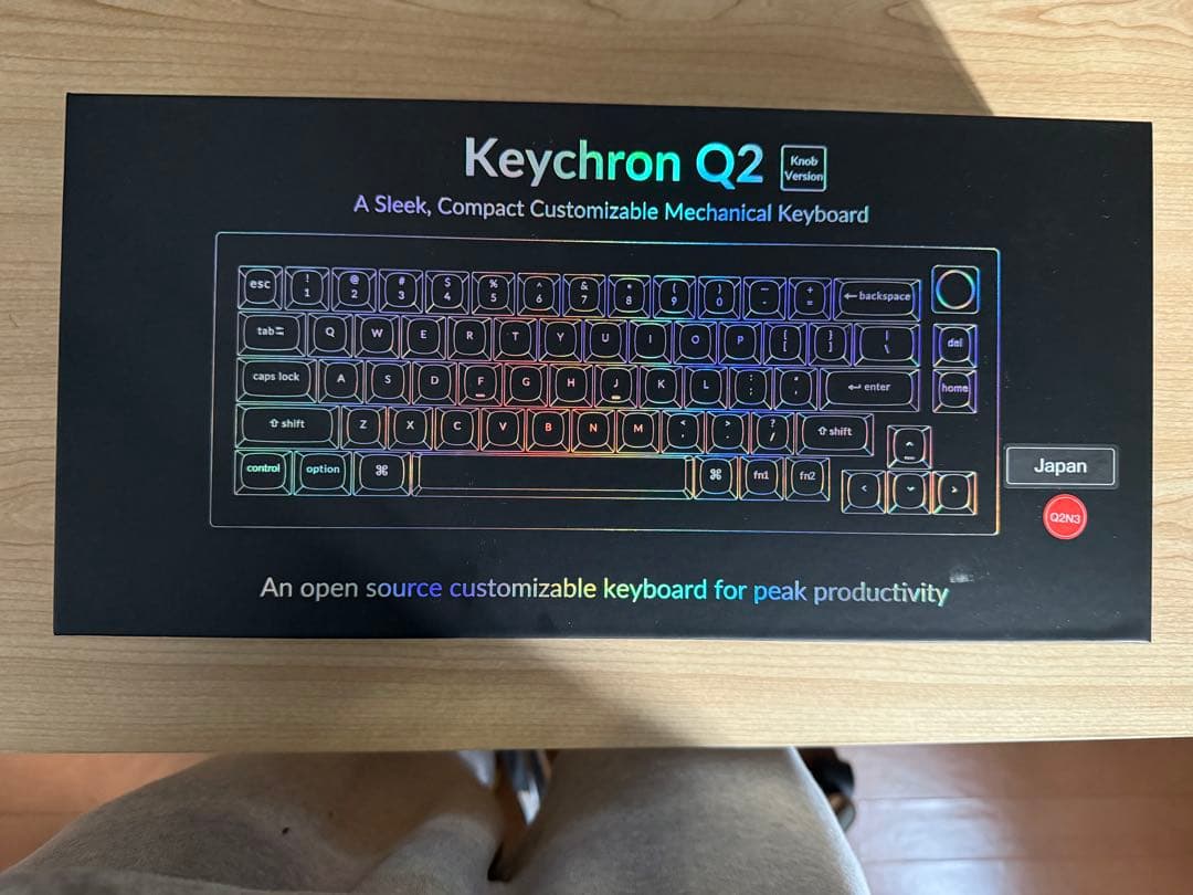 Keychron Q2 QMK カスタム・メカニカルキーボード ノブバージョン