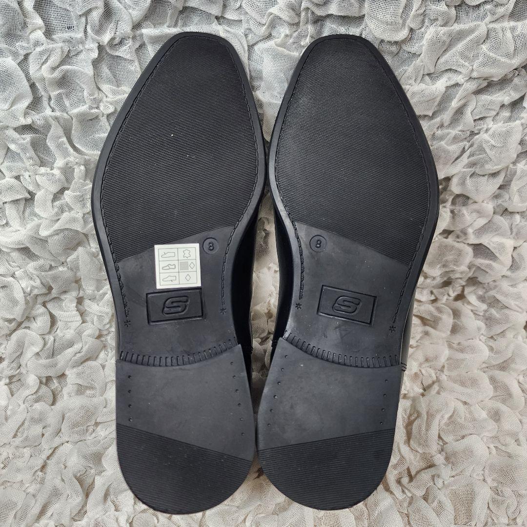 ガレ海未使用 スケッチャーズ ミラー ボリス サイドゴア レザー ブーツ