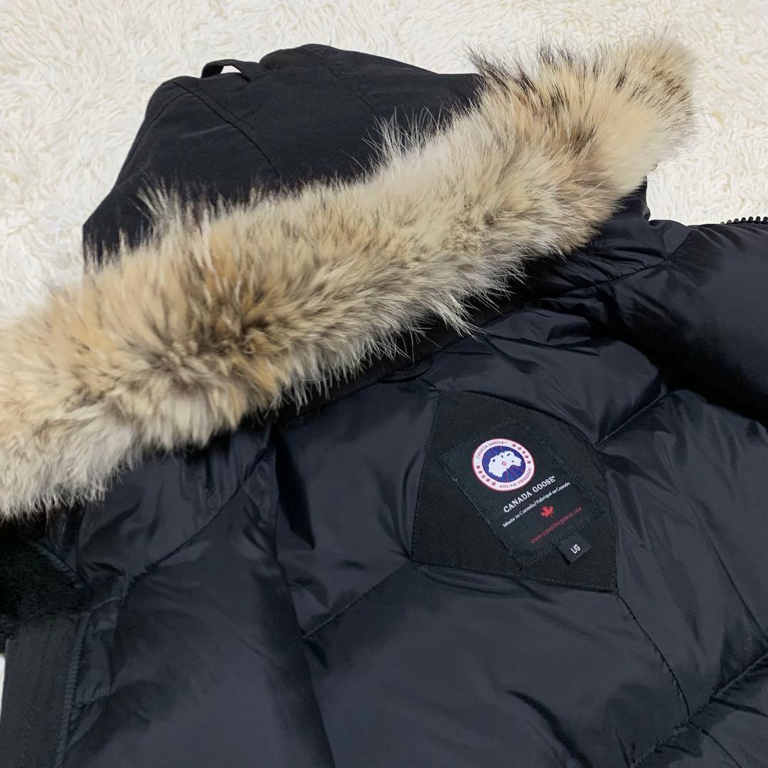 【希少サイズ】カナダグース ジャスパー 3438JM コヨーテファー 黒 L