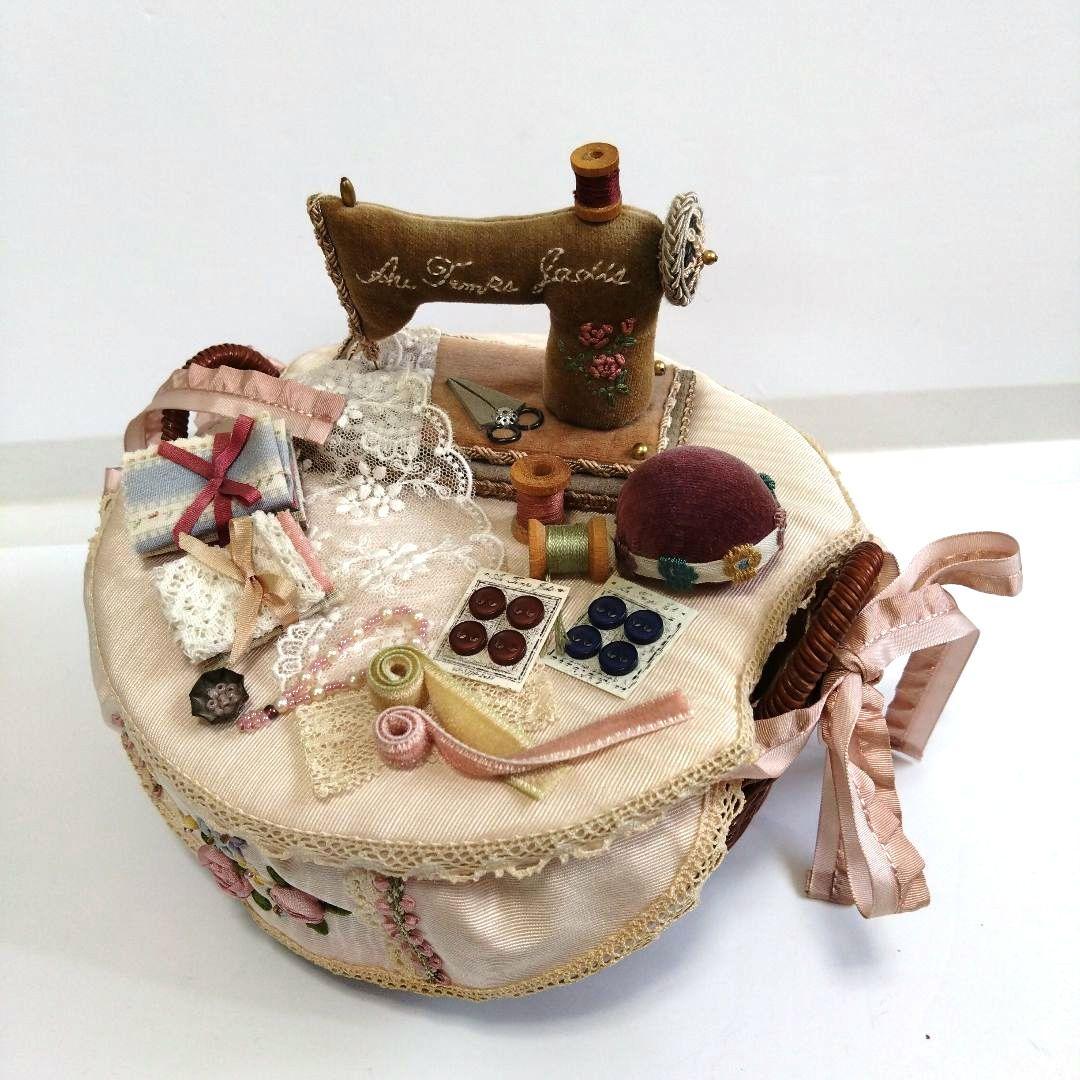 《期間限定》マニー　オタンジャディス　ソーイングコラージュ小物入れ