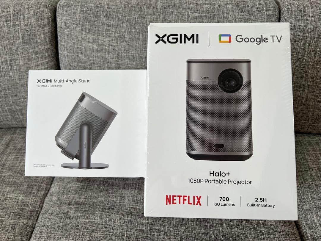 XGIMI Halo+（New） Netflix対応　スタンド付　プロジェクター