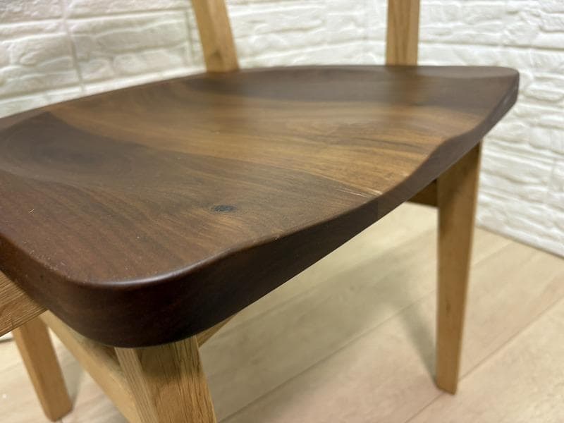 タ*ウ様 イバタインテリア Sign サイン チェア アーム付き オーク×ウォル