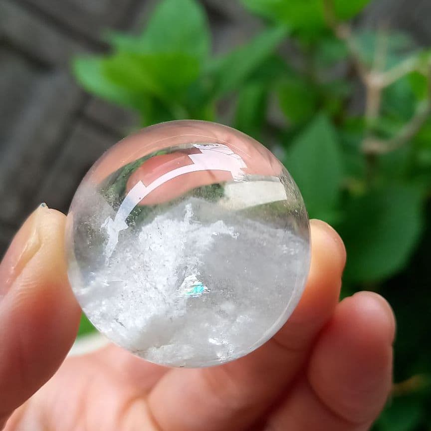 ファントムクォーツ★幻影水晶 丸玉★天然石★B