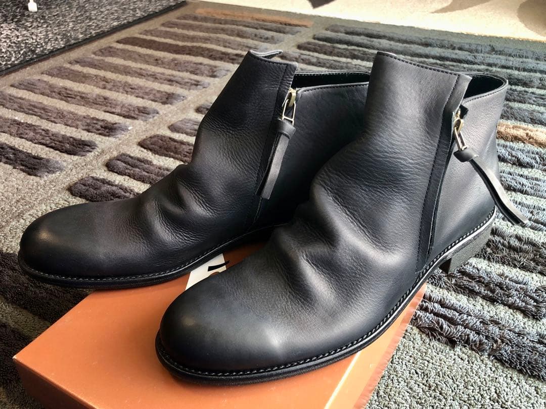 【週末限定値下】【新品未使用品】ARGISアルジス サイドジップブーツ本革41